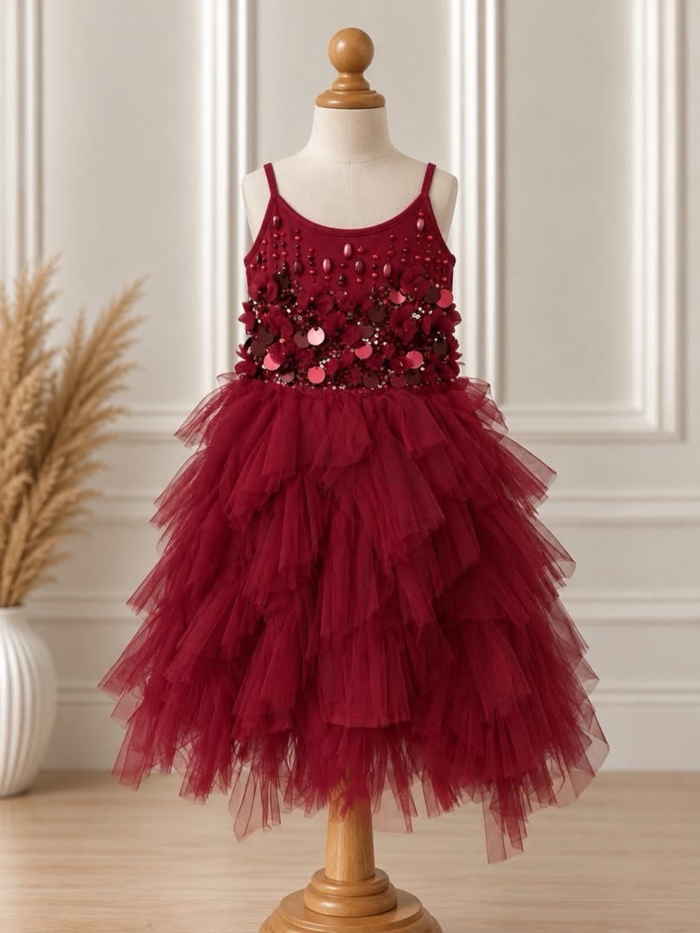 ❤️ Tutu Du Monde Red Dress – Size Girls 4/5 ❤️